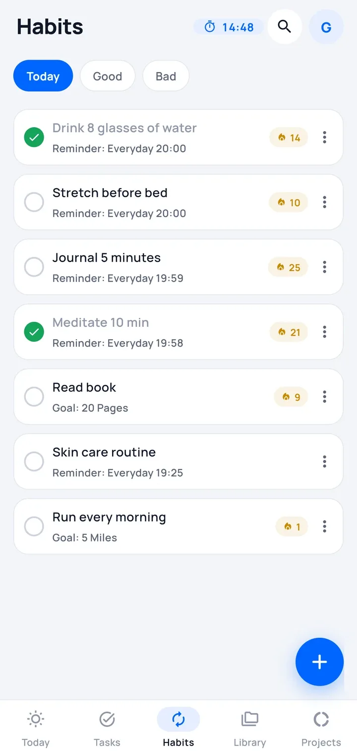 Habits that stick